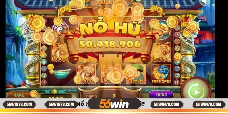 Giao diện sống động của slot Microgaming Nổ Hũ