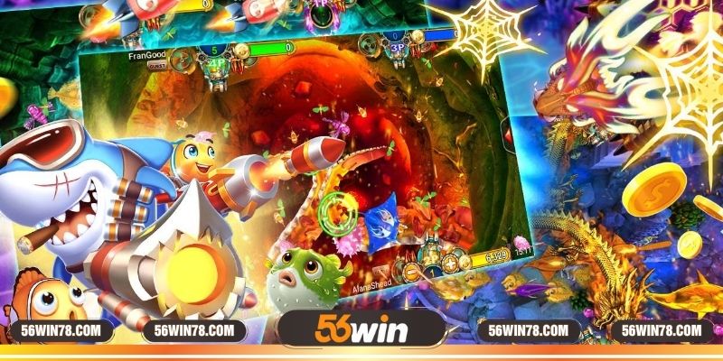 Trải nghiệm tựa game bắn cá sinh động